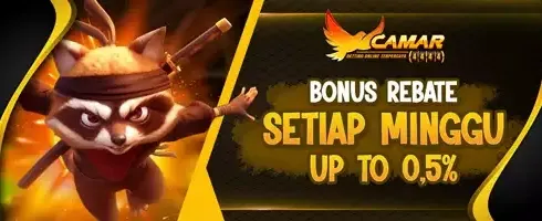 Rebate Mingguan Slot Online 0.5% banner